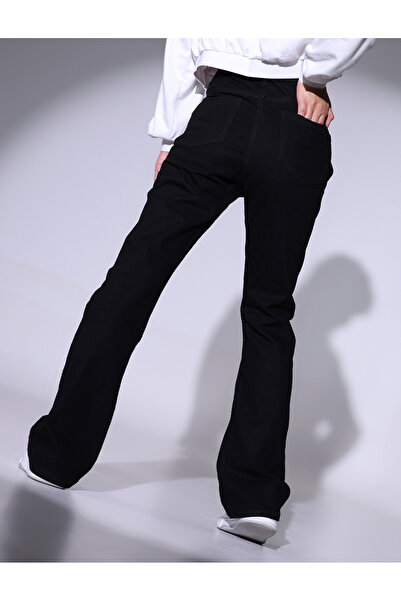 Hubberholme By Styli High Rise Dark Wash Bootcut Jeans