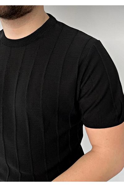 LC Waikiki Crew Neck Short Sleeve Striped Men's Summer T-Shirt