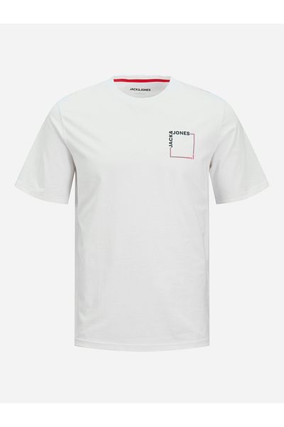 Jack & Jones Slogan Print Crew Neck T-Shirt