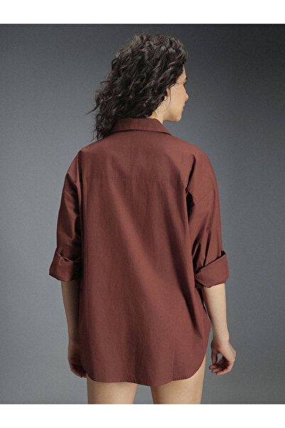 High Star By Styli Solid Long Sleeve Oversized Shirt