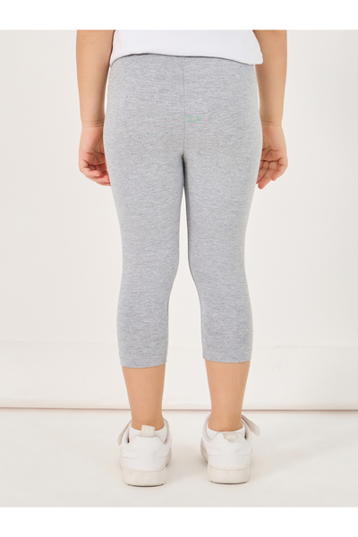 Styli Elastic Waistband Basic Capri Length Leggings