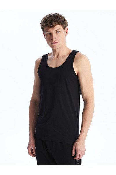 LC Waikiki Νέα σεζόν U Neck Combed Cotton Ανδρικά εσώρουχα 2 τεμαχίων - S41838Z8