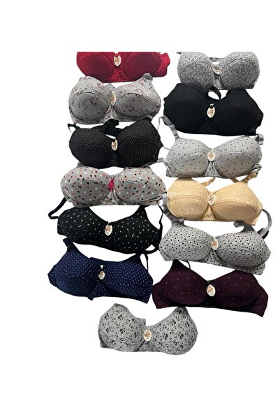 irem içgiyim Women's Multicolor Unassisted Patterned Sponge Bra New Season