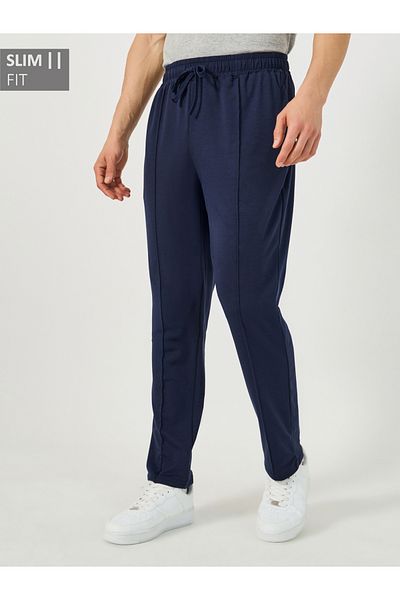 Styli Slim Fit Pintuck Pant With Drawstring