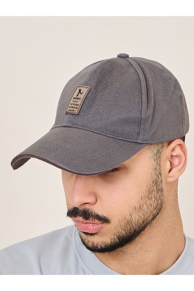 Styli Faux Leather Patch Baseball Cap
