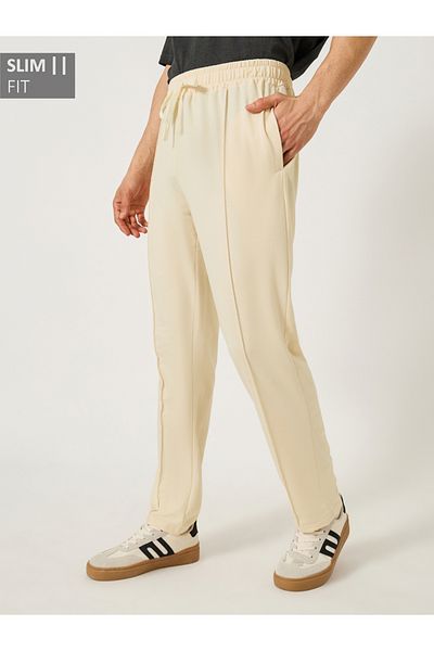 Styli Slim Fit Pintuck Pant With Drawstring