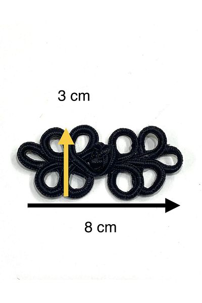 karantuhafiye Knitting Button / Japanese & Chinese Button / Small Size Knitting Button /A1 / Black