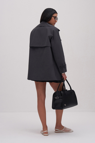 Mathilda Store Kadın Bej Naula Kısa Trençkot