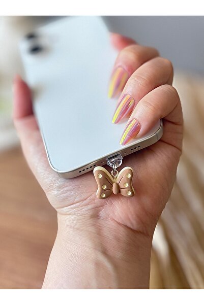 MİRAZ TASARIM MİRAZTASARIM TYP-C UYUMLU KAWAİİ TARZ KALP ŞARJ GİRİŞ KORUMA CH...