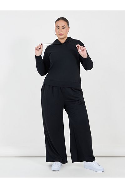 Styli Plus Size Regular Fit Regular Length Plain Hoodie
