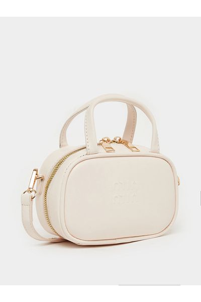 Styli Embossed Detail Handbag with Zip Around Closure