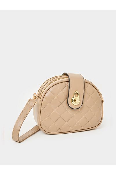 Styli Quilted Camera Bag with Detachable Strap