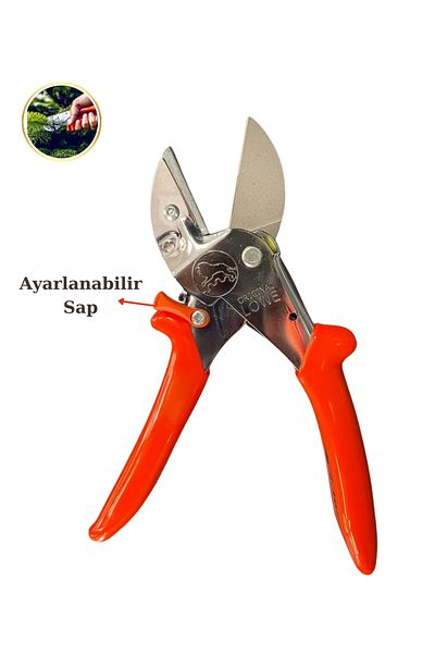 löwe Pruning Shears 2107 Inward Curved Handle Classic Scissors - Made in Germany