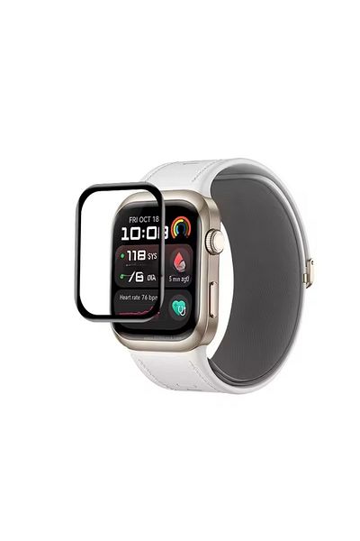 NANOSPACE واقي شاشة زجاجي نانو مرن ثلاثي الأبعاد متوافق مع ساعة Huawei Watch D2