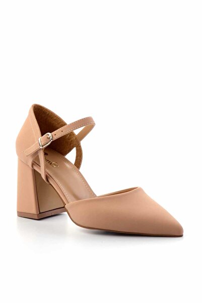 Bambi Nude Kadın Klasik Topuklu Ayakkabı K01231364004