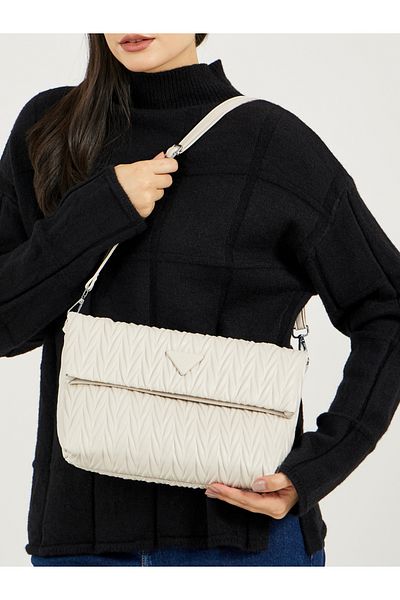 Styli Quilted Crossbody Bag with Chain Strap