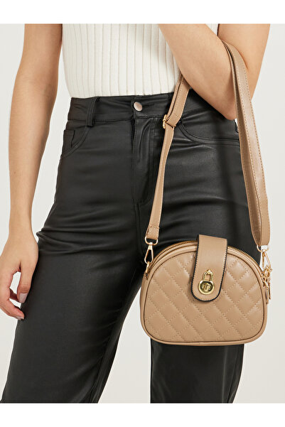 Styli Quilted Camera Bag with Detachable Strap