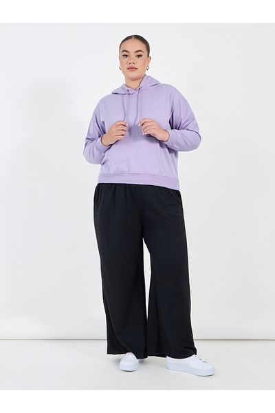 Styli Plus Size Regular Fit Regular Length Plain Hoodie