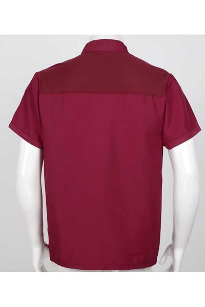 Butik Bordo Color Men's Chef and Cook Jacket with Sticks