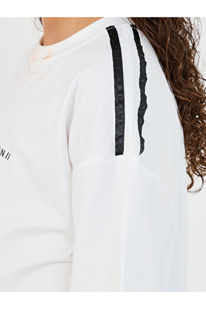 Styli Slogan Print T-Shirt with Patch Work Detail and Crago Pants Co-Ords