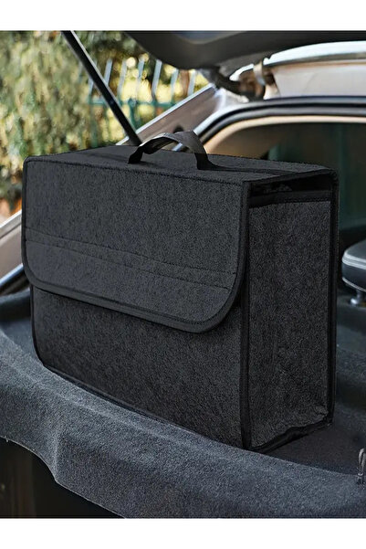 Ankaflex Exp Oto Bagaj Düzenleyici Araç Içi Organizer Araba Bagaj Çantası Keçe Aksesuar Aparat Çanta