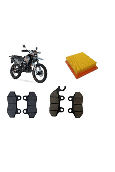 MOTOHANE Rks Cross Xvr 250 Bakım Seti Ön-Arka Balata Ve Hava filtresi