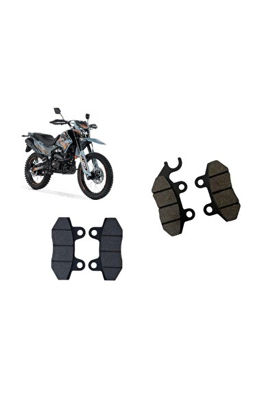 MOTOHANE Rks Cross Xvr 250 Uyumlu Ön - Arka Fren Disk Balatası Takımı