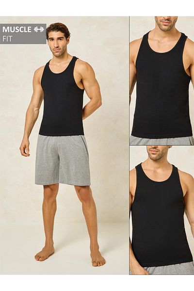Styli Pack of 2 - Cotton Stretch Scoop Neck Vest