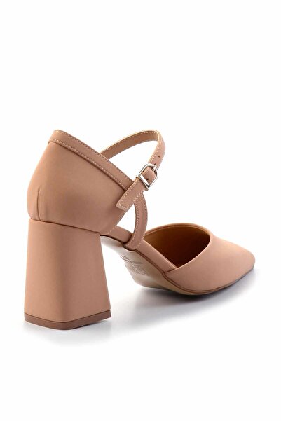 Bambi Nude Kadın Klasik Topuklu Ayakkabı K01231364004