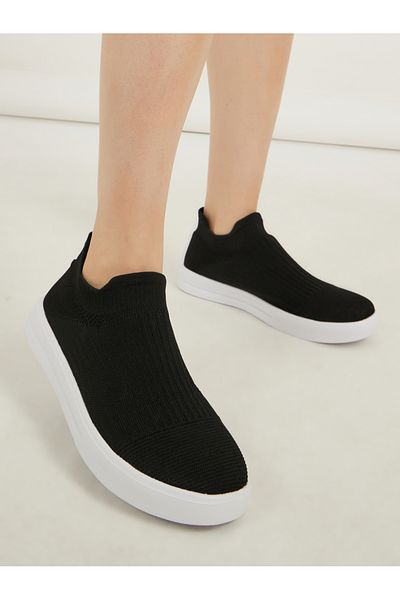 Styli Textured Slip On Shoes