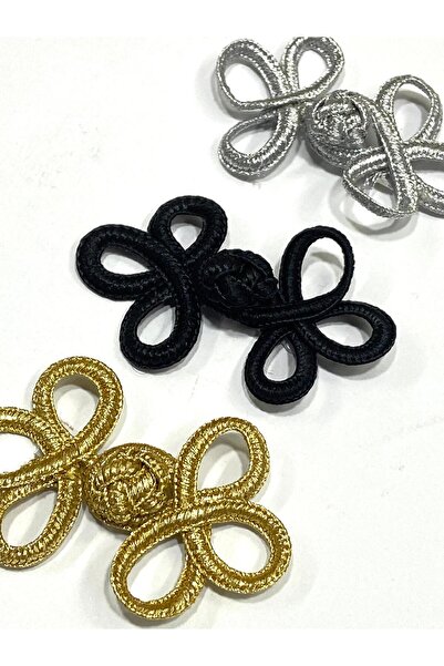 karantuhafiye Κουμπί πλεξίματος / Ιαπωνικό & Κινέζικο κουμπί / Μικρό κουμπί πλεξίματος /A3 / Μαύρο