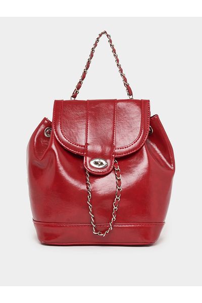 Styli Chain Accent Flap Backpack