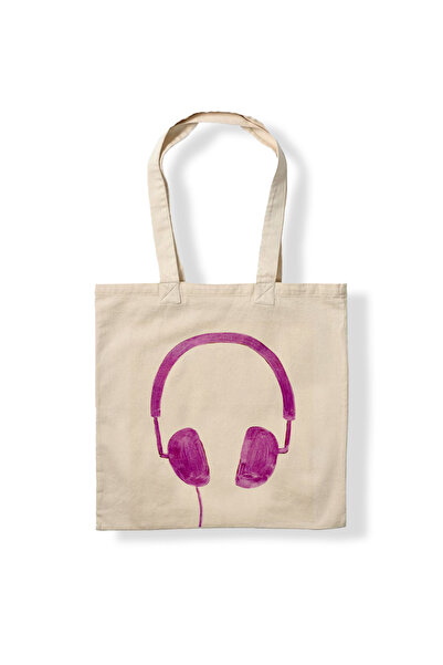 mononoke Headphone Patterned Cloth Bag