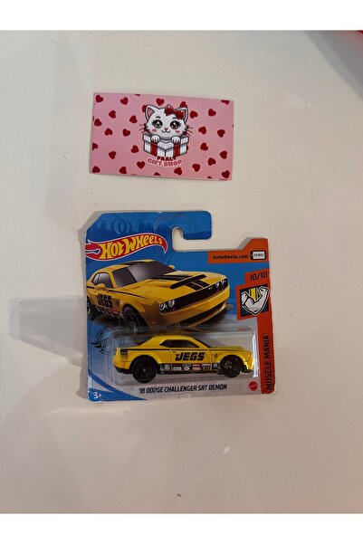 HOT WHEELS ‘18 Dodge Challenger Srt Demon Nadir hot wheels eski