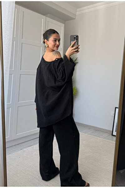 Bak'ap Преміум муслін з тканини з низьким рукавом з богемного мусліну 2 шт.