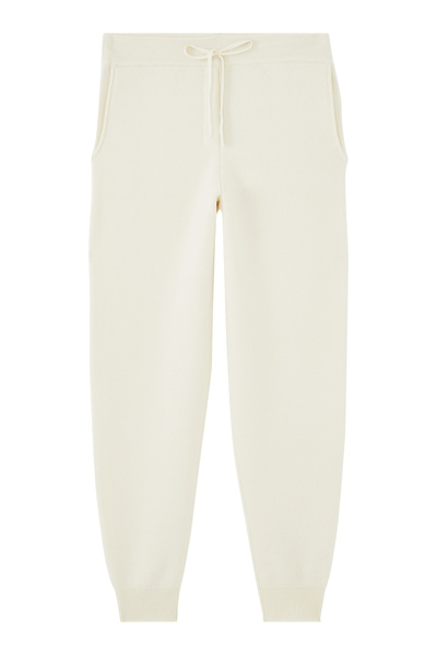 LouLou Studio Lüks Kaşmir Pantolon - İvory