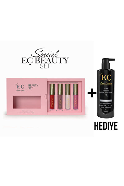 emrah çalışkan LIP GLOSS 4 SET / EÇ MOR ŞAMPUAN HEDİYE