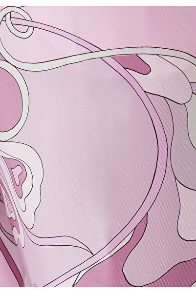 Pucci Orkide Desenli İpek Twill Pantolon