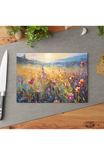 PaintedAnarchy لوح تقطيع زجاجي أنيق لأشعة الشمس - زجاج مقسى، تصميم أنيق، سطح ...