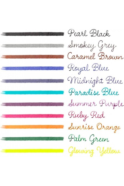 Genel Markalar Dolmakalem Mürekkep 50ml Cam Şişe Turuncu / 10002199