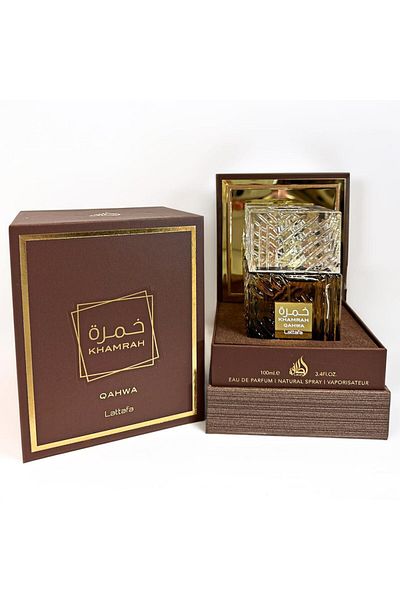 lattafa عطر خمرة قهوة من لطافة ايو دي بارفان 100مل