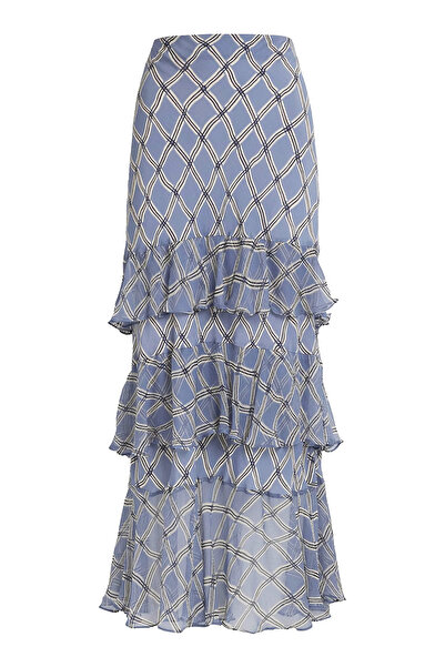 Rixo London Layered Midi Skirt