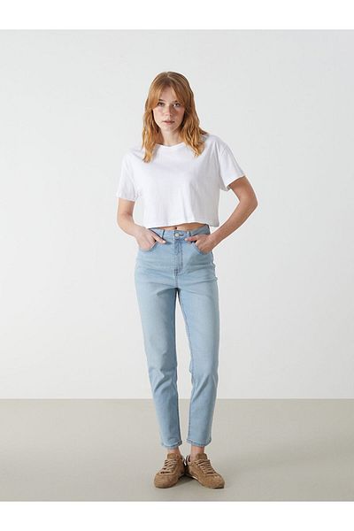 LC Waikiki New Season Crew Neck Women's Crop - S5Ev13Z8