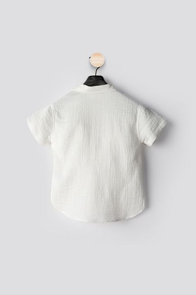 Ofislot Baby Boy Suit Boy's Summer Suit Baby Boy Shorts Suit Linen Baby Boy Top and Bottom Suit