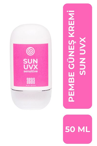 ADAIA SPF50 Pink Sun Cream - High Protection Effect, 50 ml
