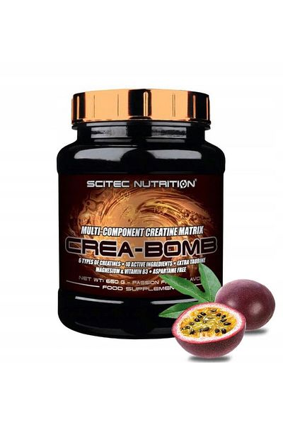 Scitec Creatine-Bomb (Creatine Monohydrate+Micronized Creatine+Kre-Alkalyn) 660 Gr - 110 Services