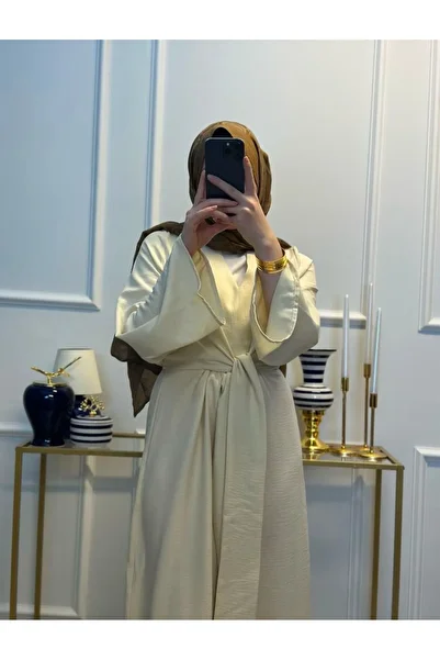 RMG BUTİK Tie Front Wrap Dress