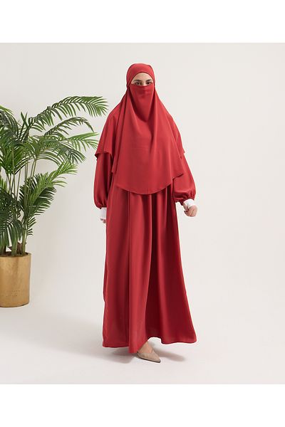 Mihrisina collection Dress Souffle Mobile Veil Suit Sold in 3 Pieces