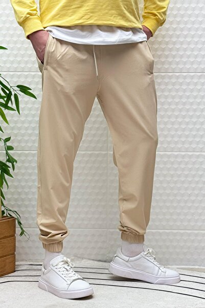 WAFRA Men's Full Lycra Jogger Pants with Elastic Legs