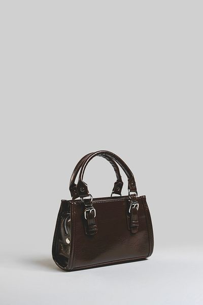 Çantacımstore Women's Mini Tote Bag Bitter Brown 030325